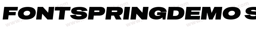 FONTSPRINGDEMO SztosBlackRegularot字体转换